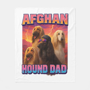 Afghanischer Windhund Fleecedecke