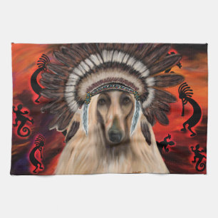 Afghanischer Windhund Geschirrtuch