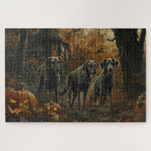 Afghanischer Windhund Halloween-Nacht Hundevergnüg