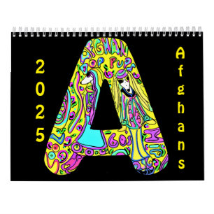 Afghanischer Windhund Kalender
