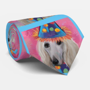 Afghanischer Windhund Krawatte