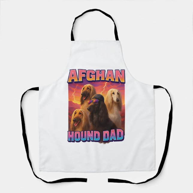 Afghanischer Windhund Schürze (Vorderseite)