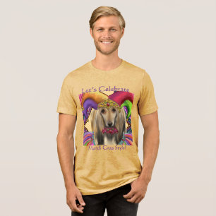 Afghanischer Windhund Tri-Blend Shirt