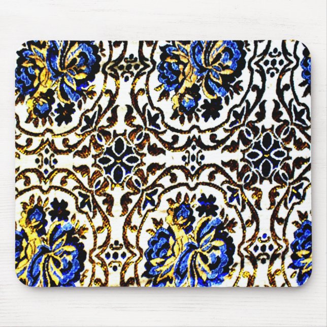 afghanisches Bedcover-Design Mousepad (Vorne)