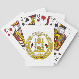Afghanisches Emblem-Spielkarten Spielkarten