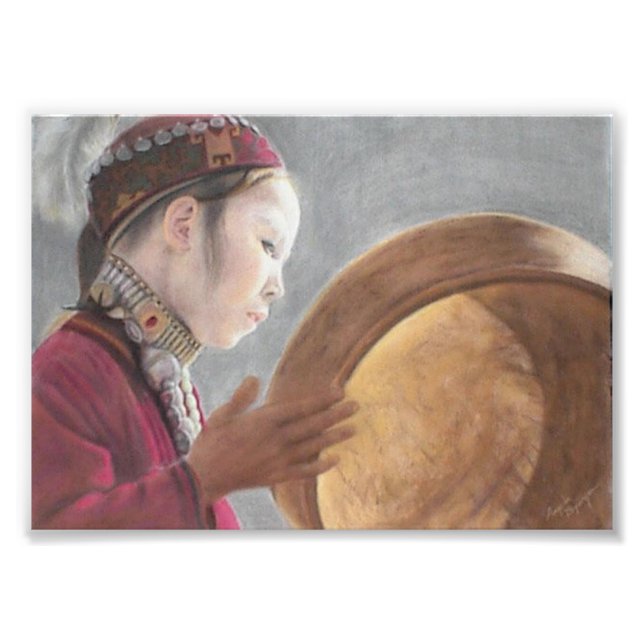 Afghanisches Mädchen Fotodruck (Vorne)
