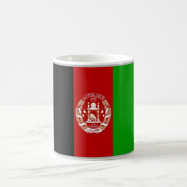 Afghanistan - afghanische Flagge - Kaffeetasse (Mittel)