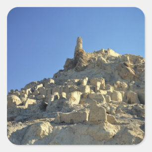 Afghanistan, Bamian-Tal. Die Legende erzählt, dass Quadratischer Aufkleber