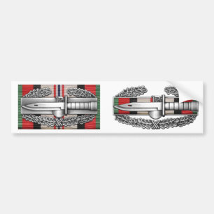 Afghanistan Combat Action Badge Aufkleber Paar Autoaufkleber