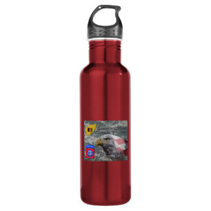 "Afghanistan Combat Veteran" - 82. Im Flugzeug Div Edelstahlflasche