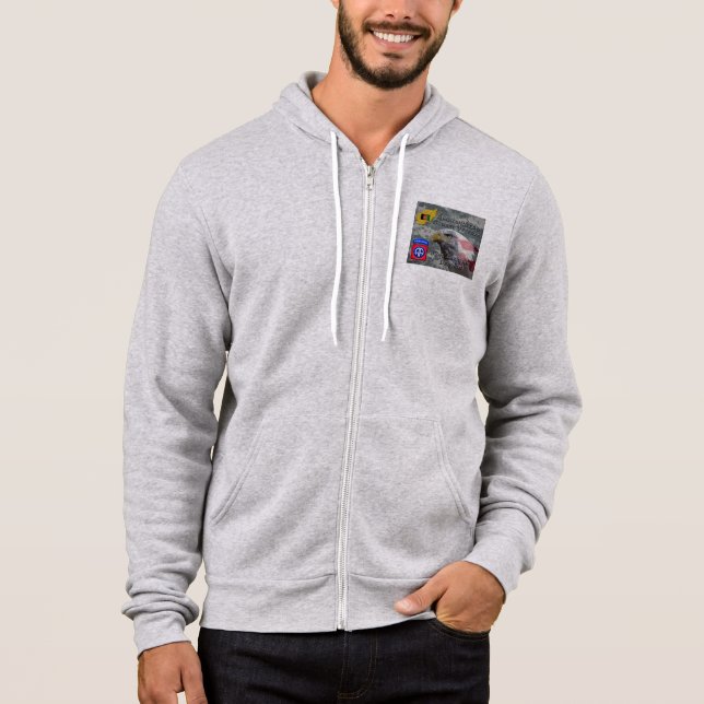 "Afghanistan Combat Veteran" - 82. Im Flugzeug Div Hoodie (Vorderseite)