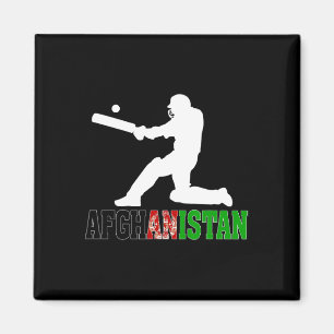 Afghanistan Cricket Fan Trikot 2025 Afghan Cricket Magnet