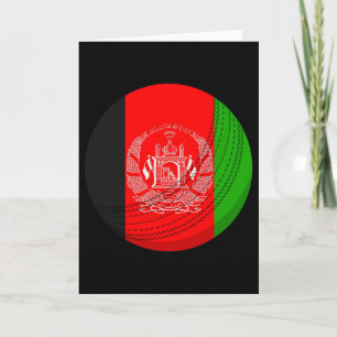 Afghanistan Cricket Ll Afghanischer Cricket-Fan-Fl Karte