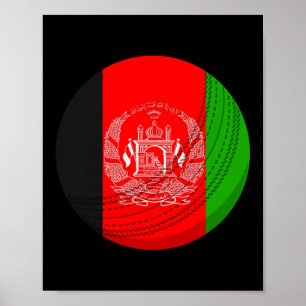 Afghanistan Cricket Ll Afghanischer Cricket-Fan-Fl Poster