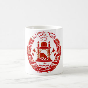 Afghanistan-Emblem Kaffeetasse