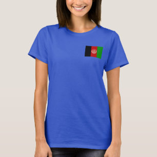 Afghanistan Flag and Map T - Shirt