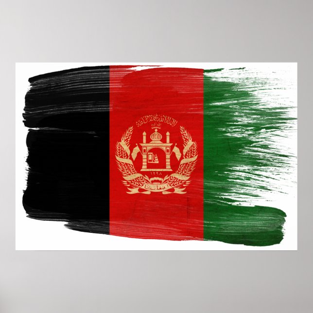 Afghanistan Flag Posters Poster (Vorne)