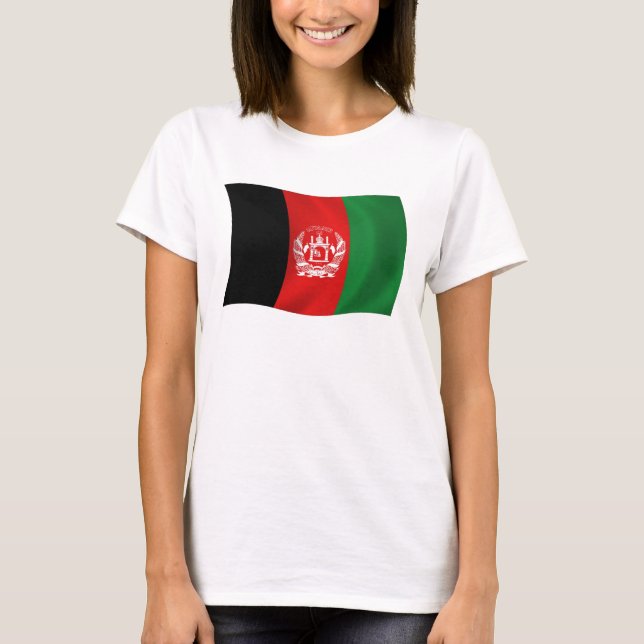 Afghanistan Flag Shirt (Vorderseite)