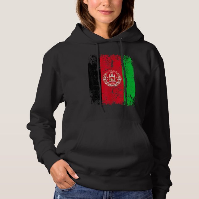 AFGHANISTAN Flag Women's Men's Children's Afghani Hoodie (Vorderseite)