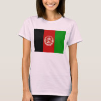 Afghanistan Flag x Map T - Shirts