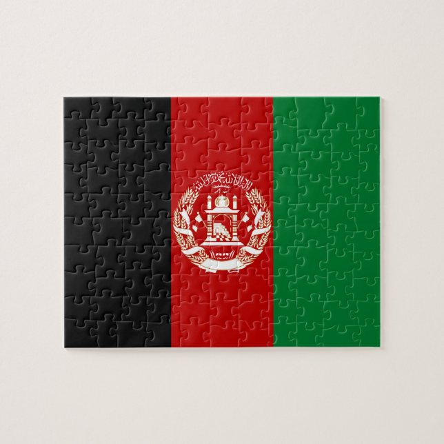 Afghanistan-Flagge (Horizontal)