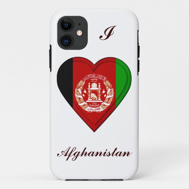 Afghanistan-Flagge Case-Mate iPhone Hülle (Rückseite)