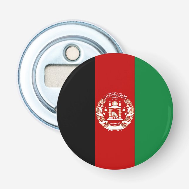 Afghanistan-Flagge Flaschenöffner (Vorderseite)