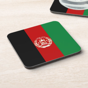 Afghanistan-Flagge Getränkeuntersetzer