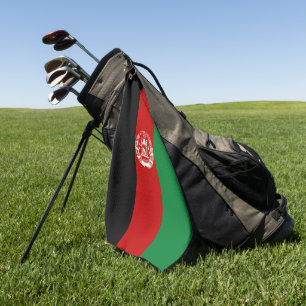 Afghanistan-Flagge Golfhandtuch