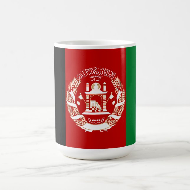 Afghanistan-Flagge Kaffeetasse (Mittel)