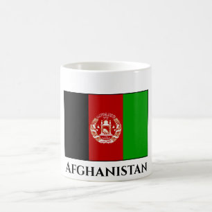Afghanistan-Flagge Kaffeetasse
