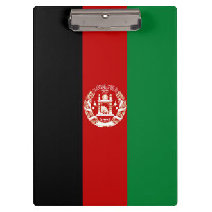Afghanistan-Flagge Klemmbrett