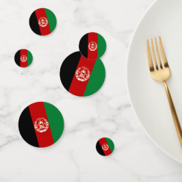Afghanistan-Flagge Konfetti