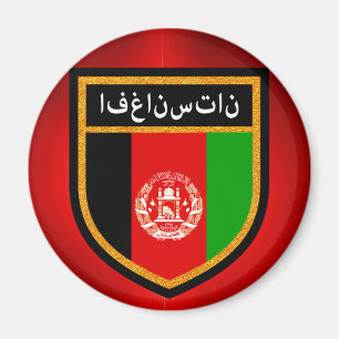 Afghanistan-Flagge Magnet