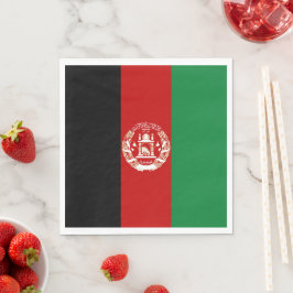Afghanistan-Flagge Serviette