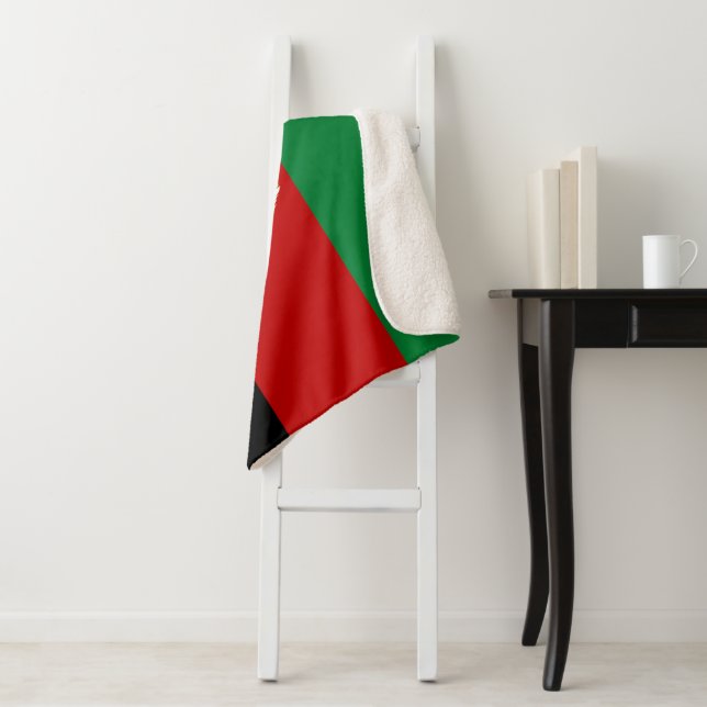 Afghanistan-Flagge Sherpadecke (Beispiel)