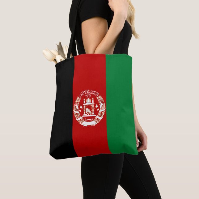 Afghanistan-Flagge Tasche (Von Nahem)