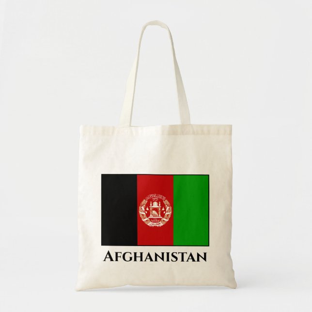 Afghanistan-Flagge Tragetasche (Vorne)