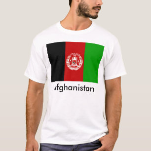 Afghanistan-Flaggen-T - Shirt