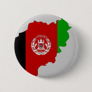 Afghanistan-Flaggenkarte Button