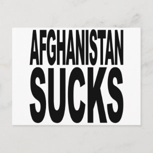 Afghanistan ist scheiße postkarte