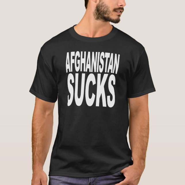 Afghanistan ist zum Kotzen T-Shirt (Vorderseite)