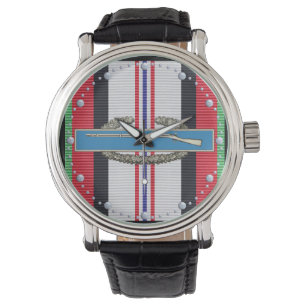 Afghanistan-Kampf-Infanterist-Abzeichen-Uhr Armbanduhr