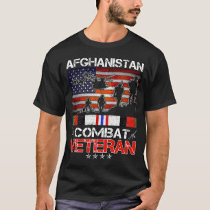 afghanistan Kampfveteran us veteran militärisch T-Shirt