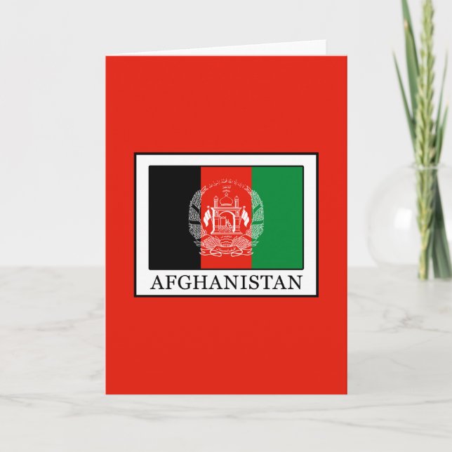 Afghanistan Karte (Vorderseite)