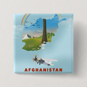 Afghanistan Map Landschaftsreisepaket Button