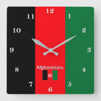 Afghanistan-Mauer-Uhr