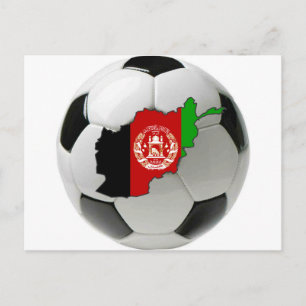 Afghanistan-Nationalmannschaft Postkarte