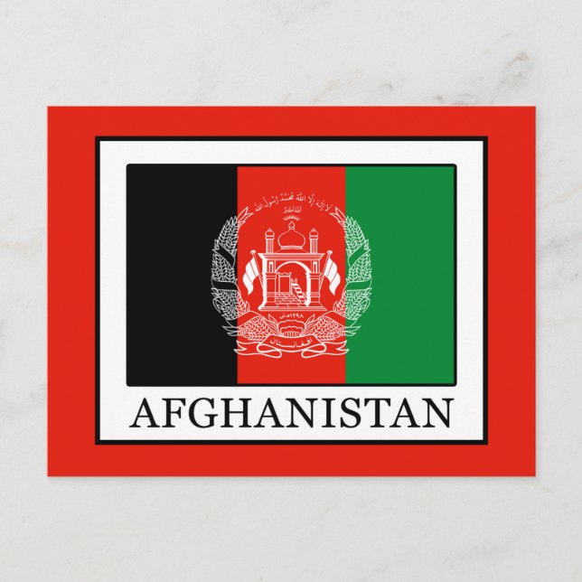 Afghanistan Postkarte (Vorderseite)
