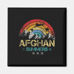 Afghanistan Sommer Veteran Kampfjet Patriotisch 4 Magnet